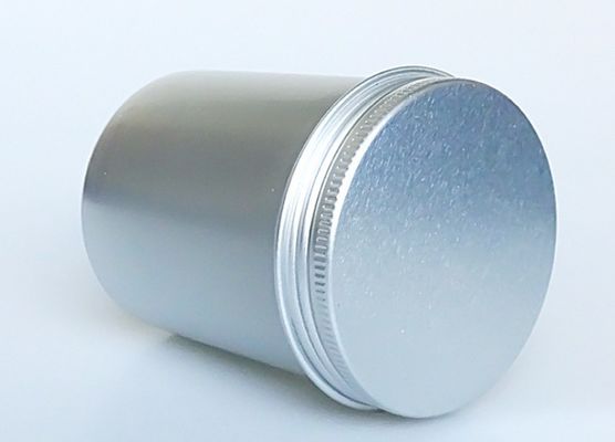250ml 65*85 Silver Threaded Aluminum Can Flower Tea Tea Canister Snack Candy Beans Sealed Metal Storage Jar