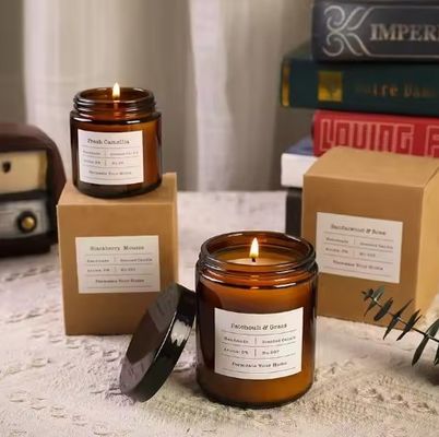 100ml 150ml 200ml Empty Glass Candle Jars