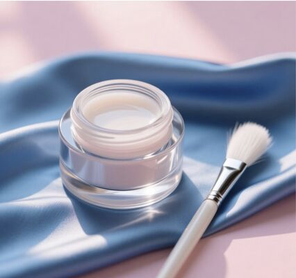 Glass Body Material Glass Cosmetic Jars 5ml Capacity Custom Logo Printing Ideal for Skincare Creams and Beauty Products Packaging