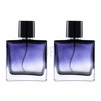 kualitas Botol Parfum Multicolor Opsional Reusable 50ml Luxury Climp 15mm pabrik